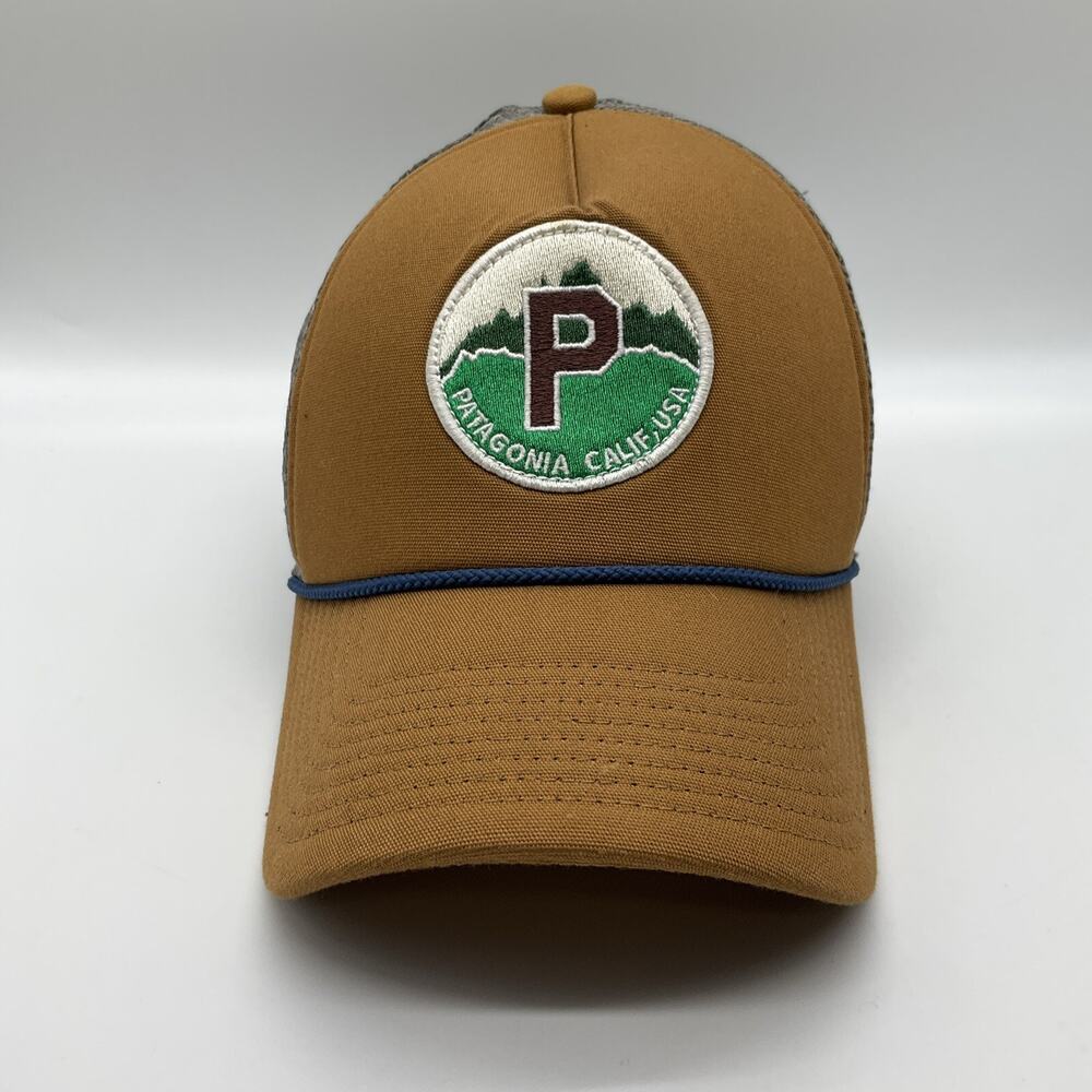 PATAGONIA Hat‎ ‘P’ SnapBack Cap 2014 Mesh Trucker Aragonia California Outdoor